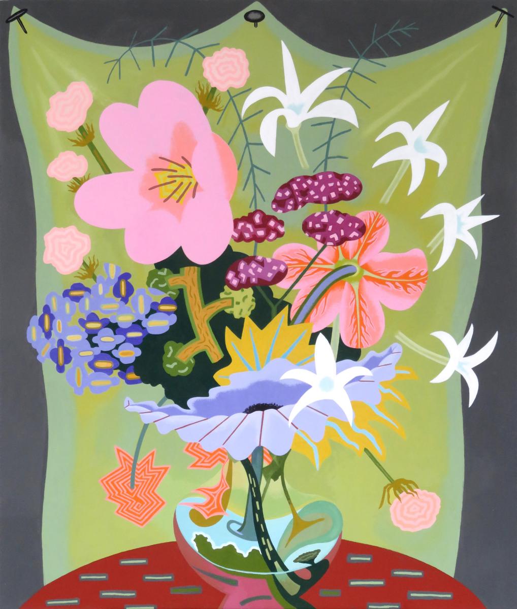Tinker Toy, 2024
acrylic on linen
42" x 38"