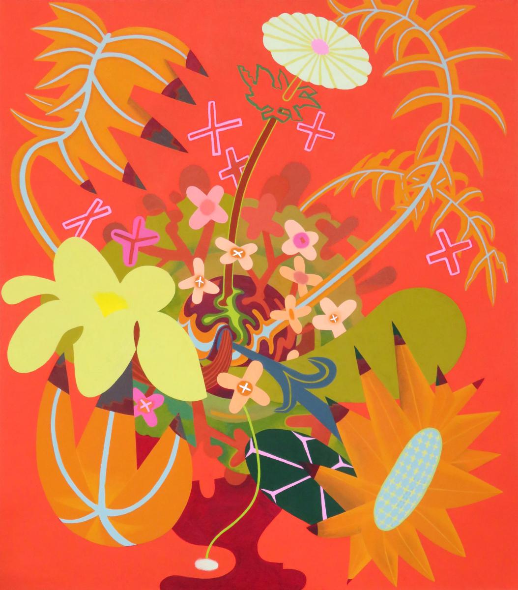 Gotcha (Boo-K 8), 2024
acrylic on canvas
60" x 52"