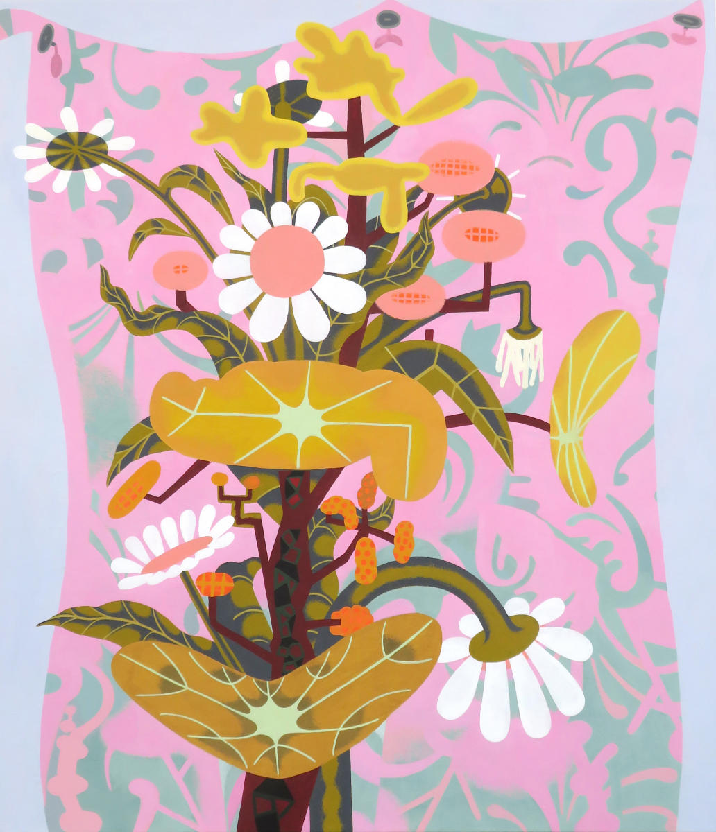 Straight Up   2024
acrylic on linen   42" x 36"