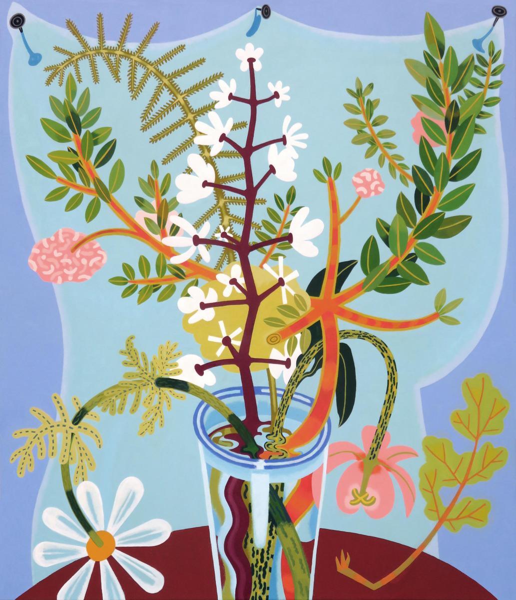 As Pretty Does   2024
acrylic on canvas   42" x 38"