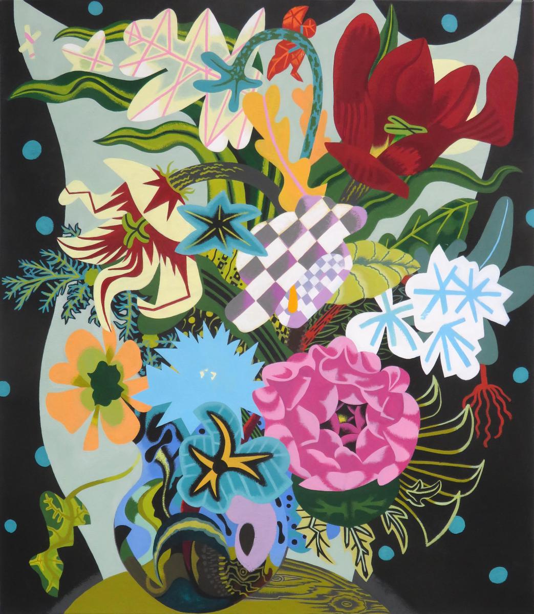 Going Dutch   2025
acrylic on canvas   32" x 26"