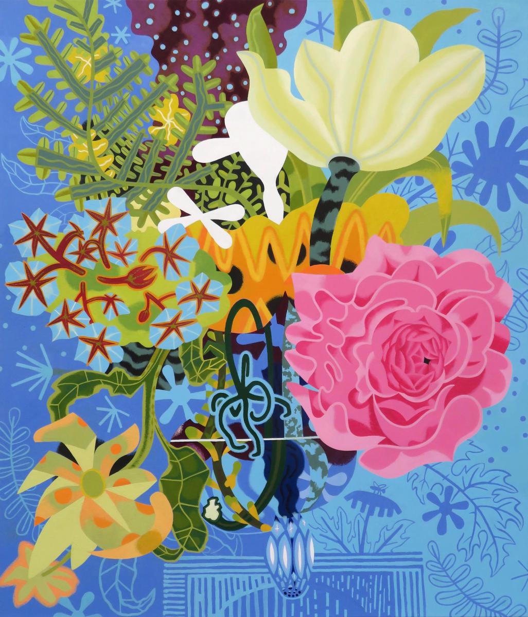 Tell Me More   2025
acrylic on canvas   42" x 36"