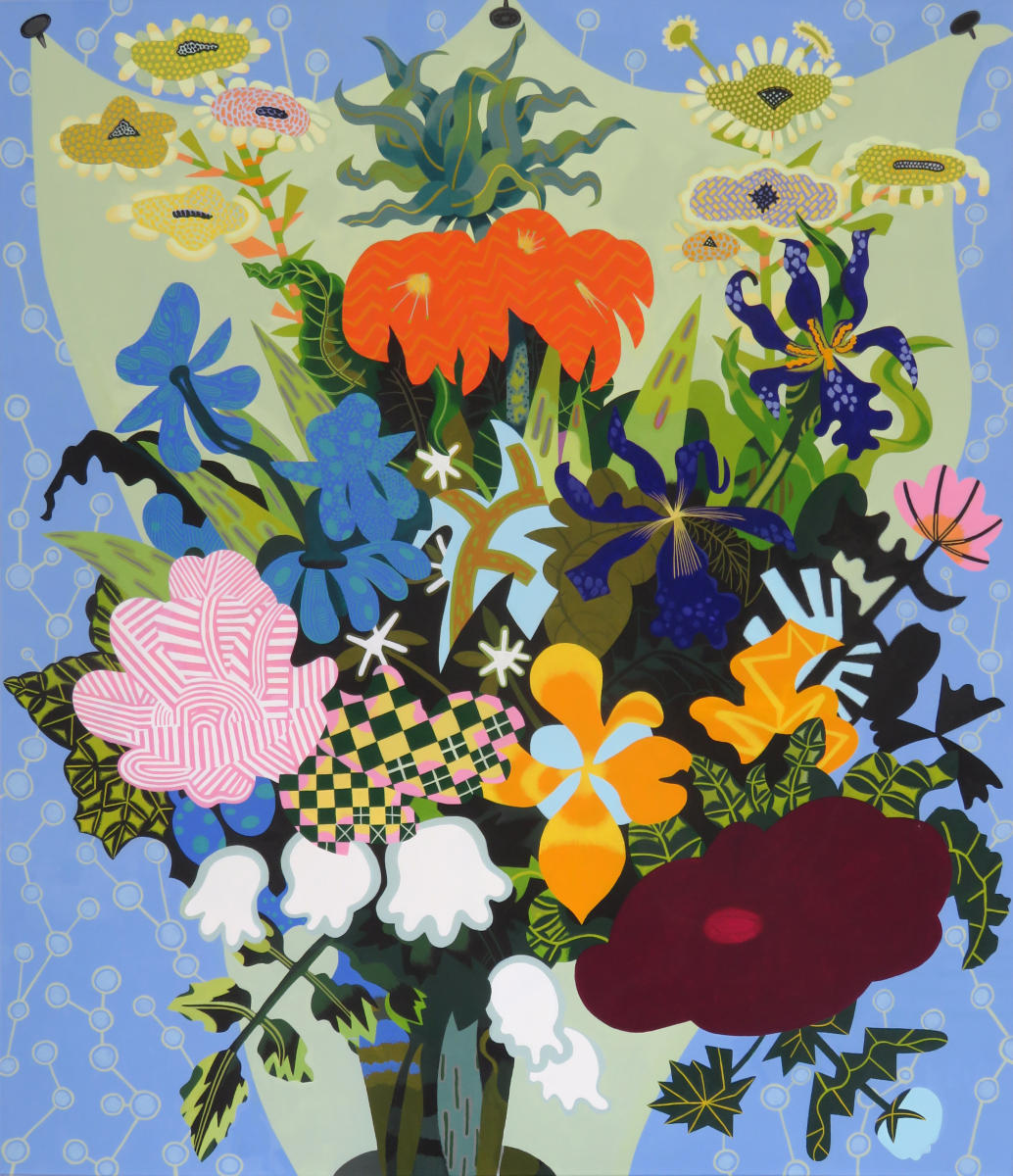 Subject to Change  2026
acrylic on canvas   60" x 52"
