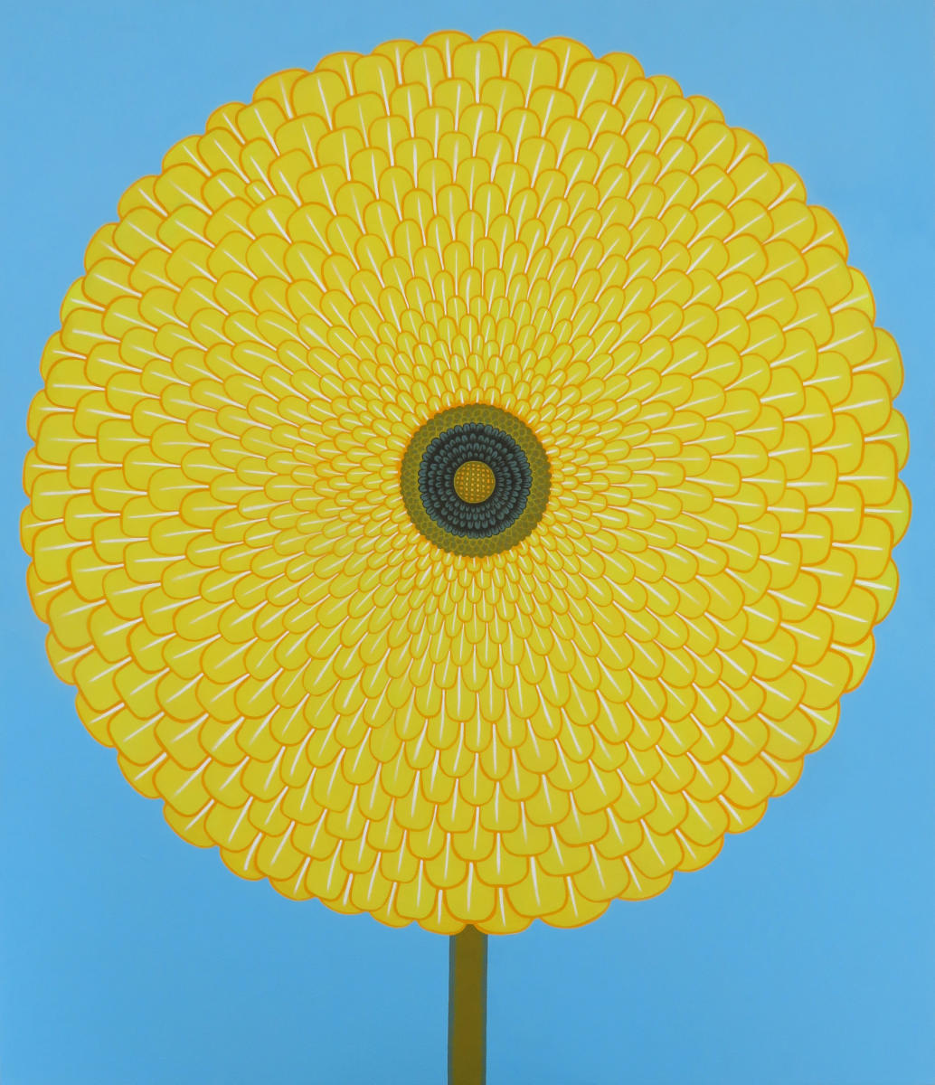 Here Comes the Sun  2026
acrylic on canvas   60" x 52"
