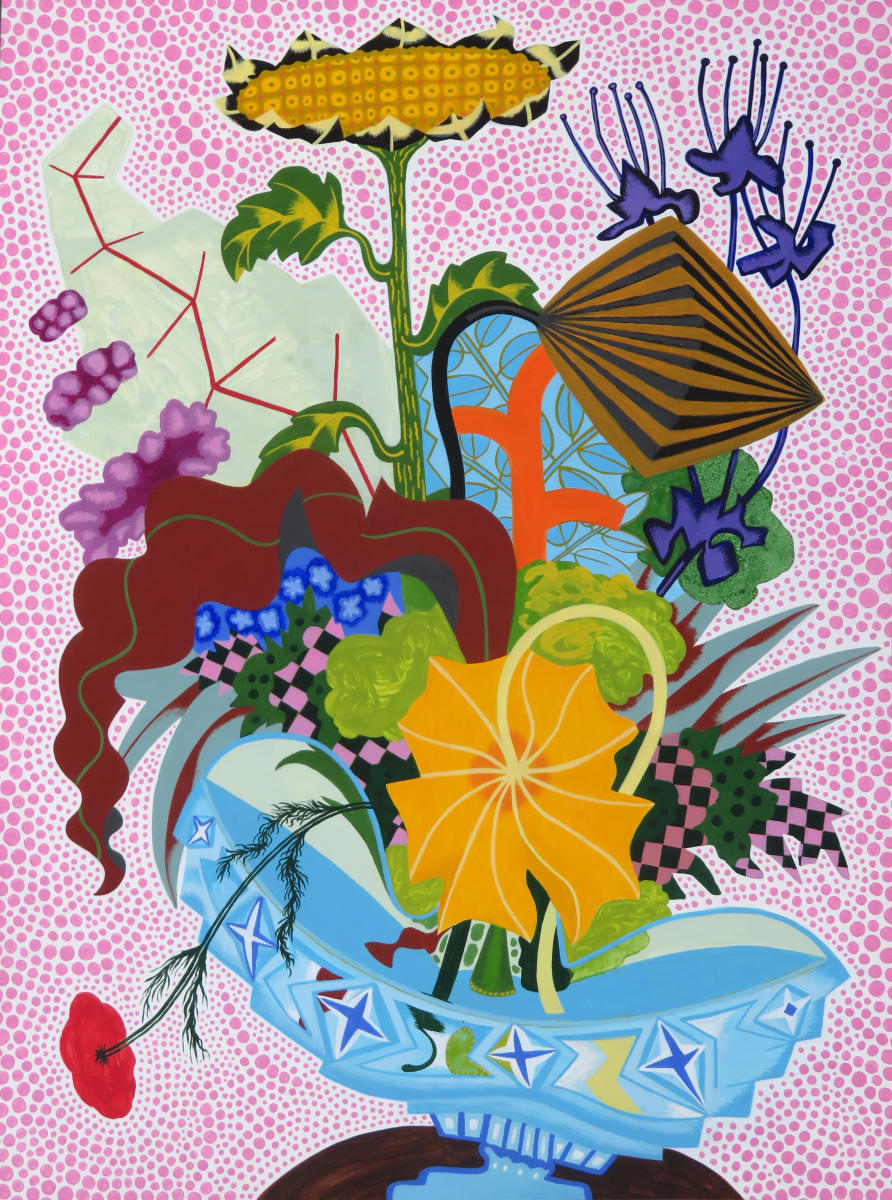 Buzz Buzz   2026
acrylic on Yupo   26" x 20"