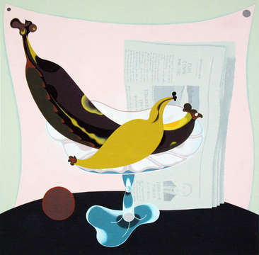 Like Life #14, 2011
acrylic on panel
18" x 18" 
