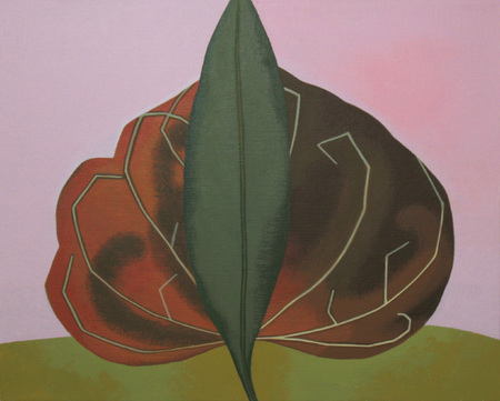 Pulmonaria and Red Bud, 2015
acrylic on linen
12" x 13"