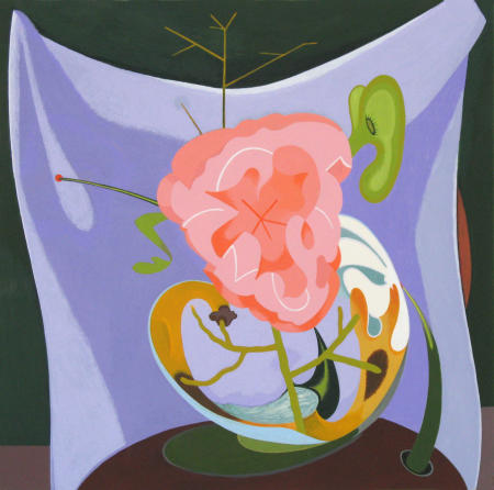 Reflected Banana #4, 2018
acrylic on panel
16" x 16"