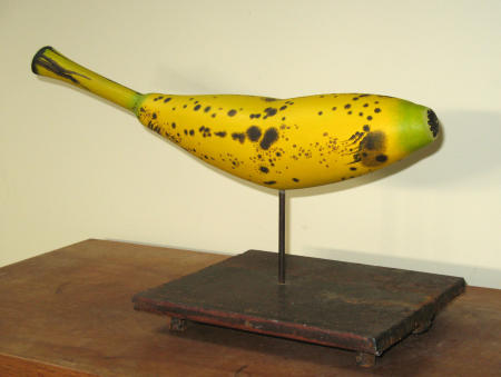 Because It Has a Peel #2, 2018
acrylic on maple
3.5" x 18" x 4"