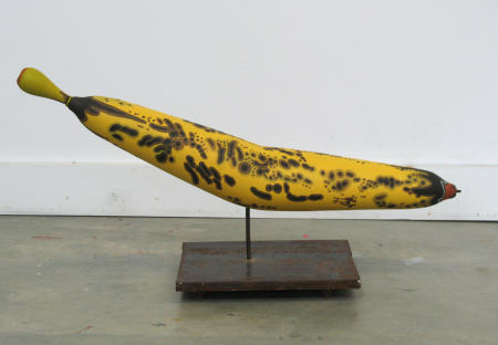 Because It Has a Peel #3, 2018
acrylic on maple
4.5" x 24" x 5"