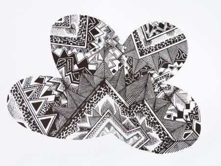 Blossom 1, 2019
ink on paper
22" x 30"