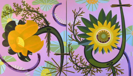 Oops, 2022
acrylic on linen
42" x 72" 
